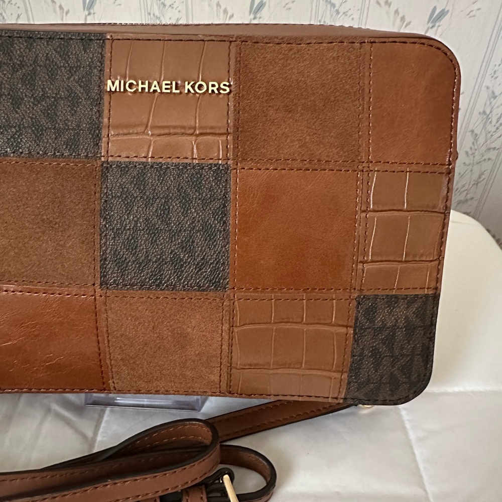 Michael Kors Brown Patchwork Crossbody - image 3